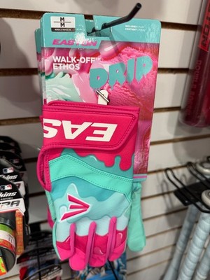 Easton walk off ethos batting gloves pink mint  multiple sizes