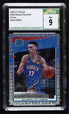 2020 Panini Donruss Rated Rookies Choice Aleksej Pokusevski #209 CSG 9 Mint 0d44