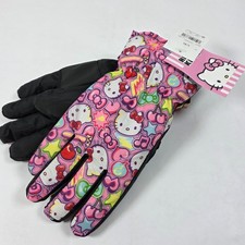 NEW Hello Kitty Insulated Winter Ski Snowboard Gloves Size Large/X-Large Youth