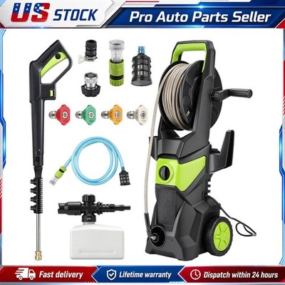 Electric Pressure Washer, 52.5 FT 5000PSI 3.2GPM Pressure Cleaner with 4 Nozzles