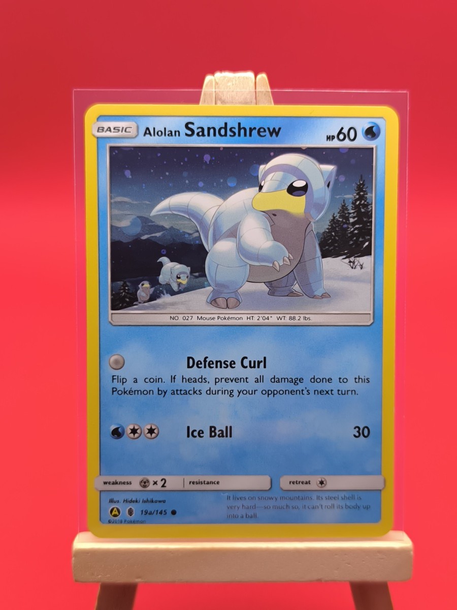 alolan sandshrew pokemon card Common Card Type Pokemon Alolan Sandshrew 3