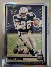 Emmitt Smith Panini 2025 Optic #5 SILVER Prizm Dallas Cowboys Card
