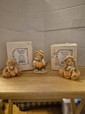 Enesco Cherished Teddies Halloween Lot 3 