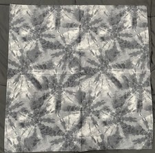 Grey Tie Dye Bandana 100 Cotton Approximately 21  X 21  