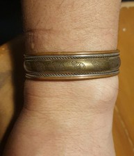 Lot De Bracelets Vintage Cuivre, Laiton Et Cuir - à Porter Ou Restaurer - Lbb0182