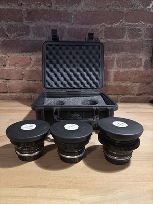 Leica R Cine Set 16-35-50mm   Elmarit & Summicron   EF Mount   Declicked   Video
