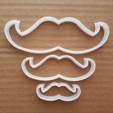 Cortador de galletas bigote bigote galleta masa pastelera movember barba papá italiano