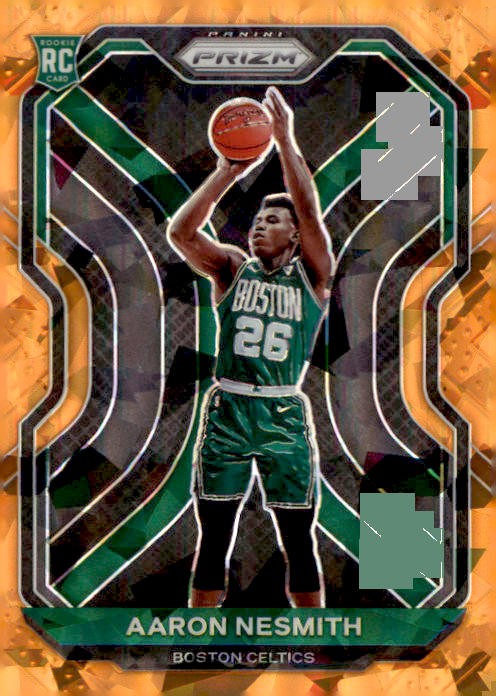 2020-21 Panini Prizm #282 Aaron Nesmith Orange Ice Prizms