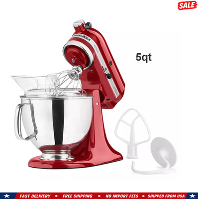 KitchenAid Artisan 5Qt Stand Mixer Empire Red Tilt-Head Kitchen Appliance