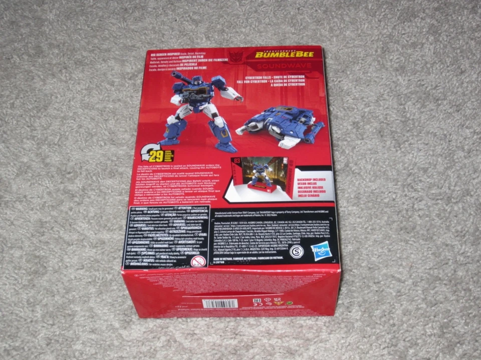 Transformers: Bumblebee Studio Series '83 SOUNDWAVE - NEW Action Figure! 2022 - Image 3 of 3