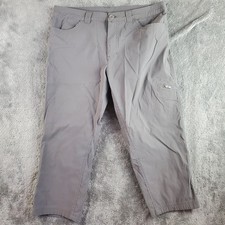 Eddie Bauer Pants Women's 10 Gray Rainier Capri Pant Outdoor Hiking