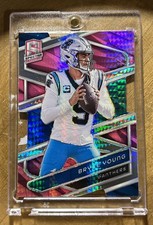 BRYCE YOUNG 2024 SPECTRA NEON PINK PRIZM DIE CUT PANTHERS #’d 10/20📈📈🔥🔥