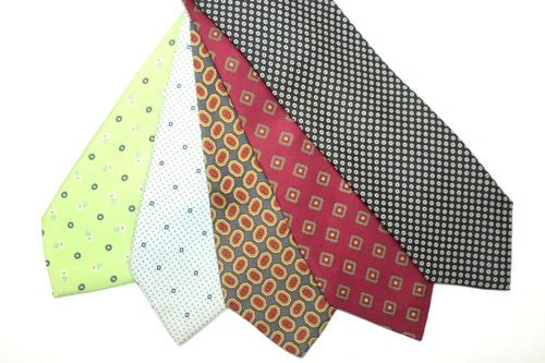 LOT OF 5 MARINELLA 100% silk ties. Made in Italy Napoli F93873