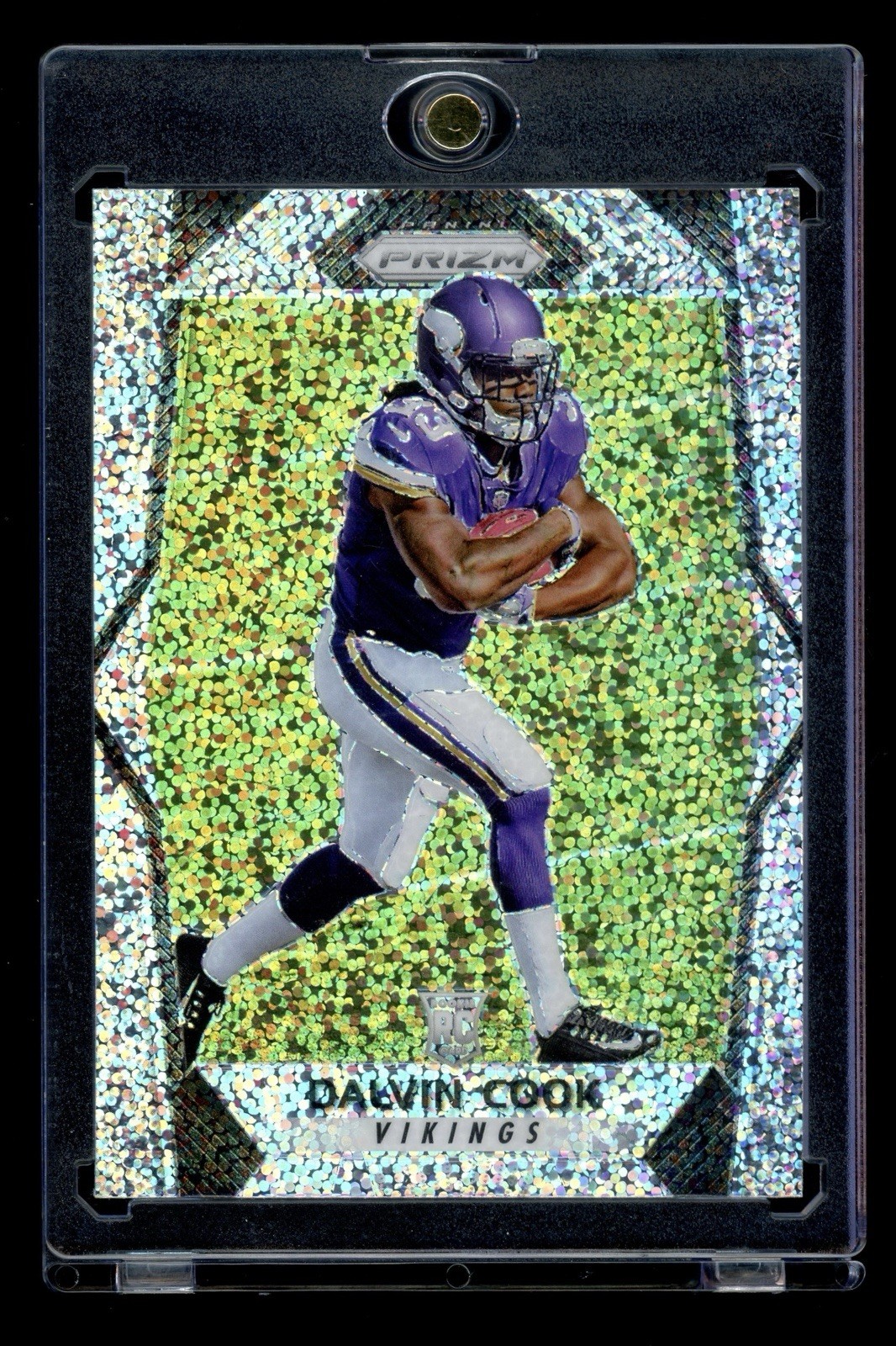 2017 Panini Prizm #231 Dalvin Cook Rookie White Sparkle SSP RC Vikings