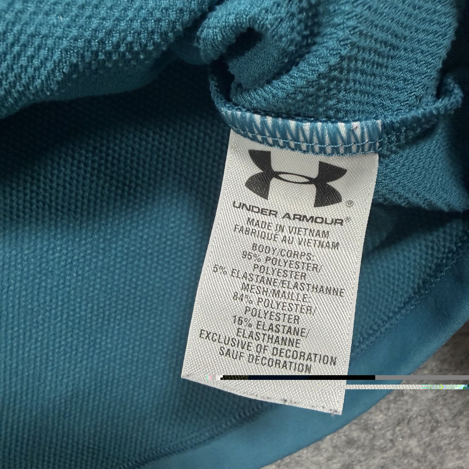 Under Armour Run All Season Pullover Womens XL Blue Mock Neck Thumbhole Stretch thumbnail 9