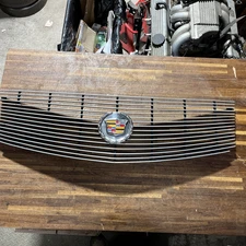 Fits 03-07 Cadillac CTS Billet Front Grille Grill Insert Upper Bumper Combo