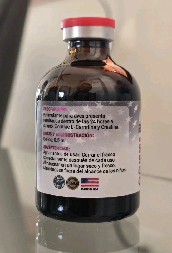 Red Roosters B12 5500 + B15 Atp Pollos, Gallos Vitofarma 100ml Exp. 01/28 - Image 4 of 4