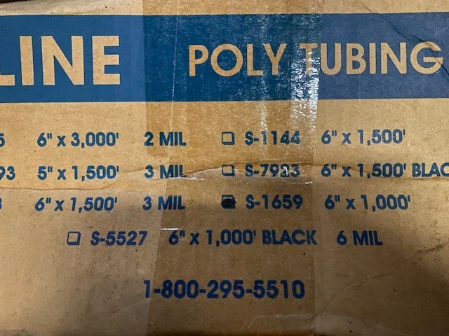 ULINE S-1659 CLEAR Poly Tubing Bag Roll 6" X 1000' - 6mil Thick, Heavy Duty