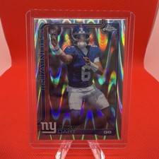 2025 Topps Chrome Football Jaxson Dart Ray Wave Refractor NY Giants RC 💎