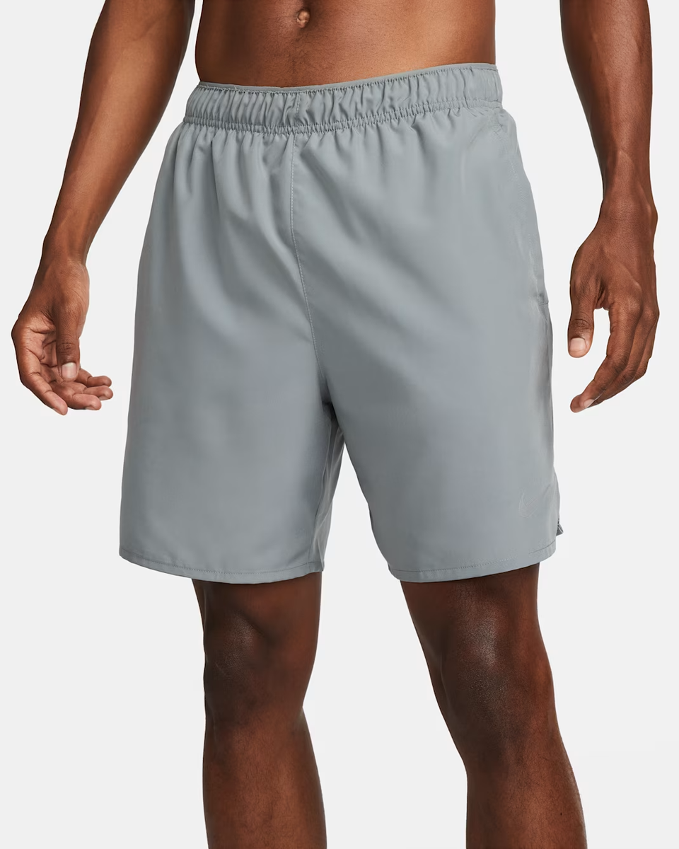 Nike Challenger Running Shorts Men's Smoke Gray Dri-FIT 7