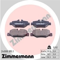Zimmermann 24008.185.1 Bremsbelagsatz FüR Scheibenbremse Bremsbelagsatz