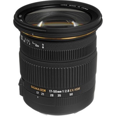 Sigma 17-50mm f/2.8 EX DC OS HSM Lens for Canon DSLRs w/APS-C Sensors 583101