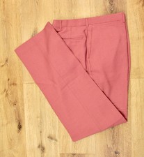 Men's VTG 1970s NOS Pink / Mauve Pants 38x34 70s Polyester Blend Haggar Disco