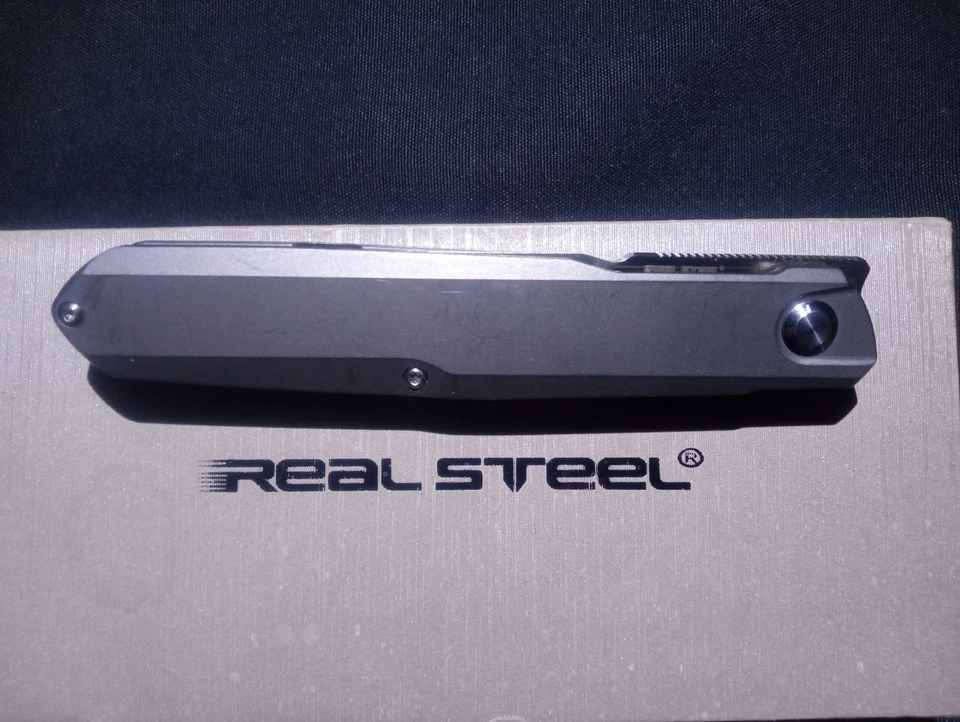 Real Steel S5 Metamorph Knife Titanium FrameLock Front Flipper S35VN 3.5" Blade - Image 4 of 4
