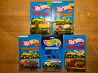 1979 & 1988 Mattel Hot Wheels Workhorses Peterbilt Trucks New Lot of 5 Vintage