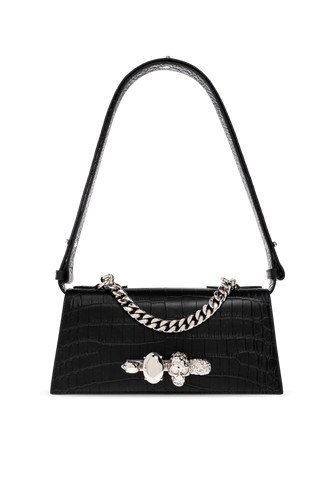 Alexander McQueen - Women - ‘Jewelled Mini’ hand bag - Black