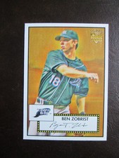 2006 Topps-52 Rookie Ben Zobrist Tampa Bay Rays Card #31. rookie card picture