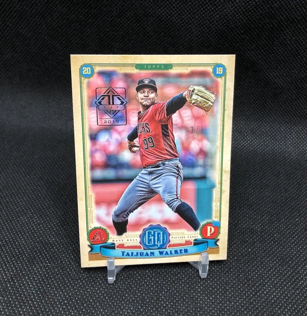 TRUE 1/1! 2019 Gypsy Queen Taijuan Walker Topps Transcendent VIP Party No. 87 📈