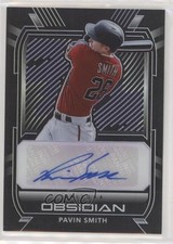 2021 Panini Chronicles Obsidian Electric Etch Purple 56/99 Pavin Smith Auto 0w7