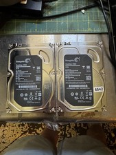 Lot of 2 Seagate ST3000DM001 3TB (6TB) Desktop Hard drive # 6542