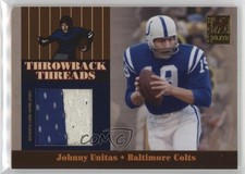 2006 Donruss Elite Prime 25/30 Johnny Unitas Peyton Manning #TT-31 HOF ob9