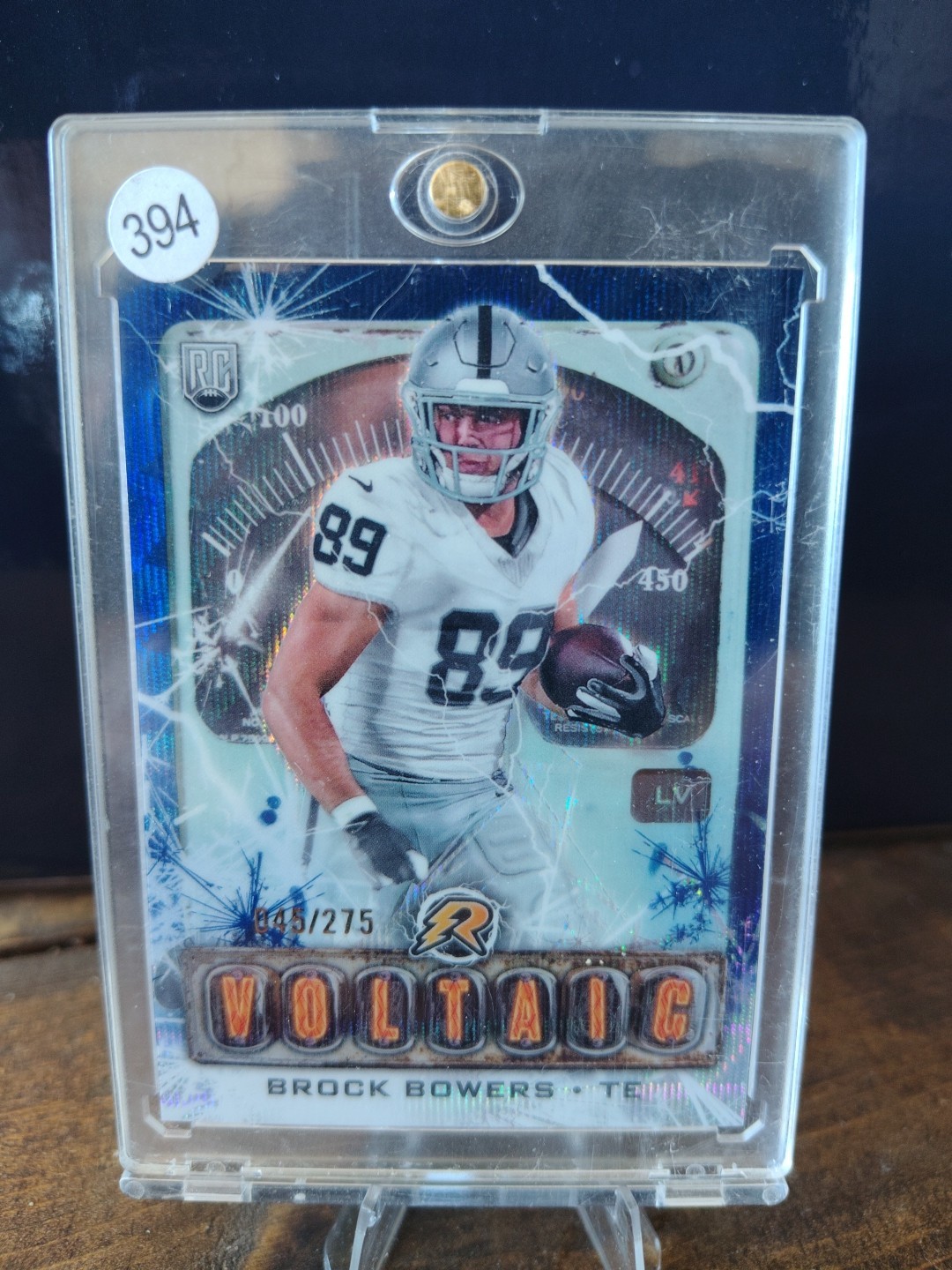 Brock Bowers Topps Resurgence Voltaic #V7 Navy Surge