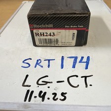 Rockhill Semi-Metallic Disc Brake Pads, RH243, NOS, Made In The USA