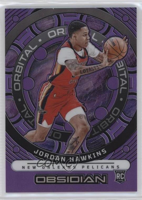 2023 Obsidian Electric Etch Purple Flood 2/49 Jordan Hawkins #24 Rookie RC 0w8