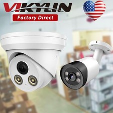 VIKYLIN POE 7/24 recording Full Color 5MP IP Camera MIC Onvif Turret/Bullet lot
