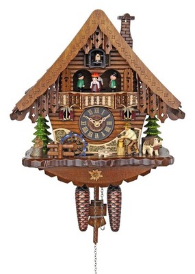 Engstler Quartz Cuckoo Clock - The Busy Woodchopper