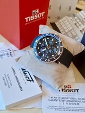 Tissot Seastar 1000 T-Sport Batman Steel Men's Chronograph Blue-Black Dial Diver 10