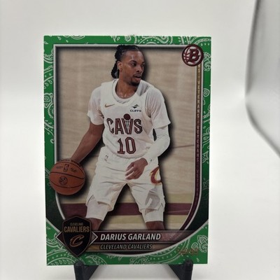 2025-26 Bowman Basketball Darius Garland Green Bandana #/99 | eBay