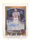 KARA DUNN 2025-26 BOWMAN CHROME U 1ST AUTO GOLD REFRACTOR /50 #CPA-KD USC Q7440