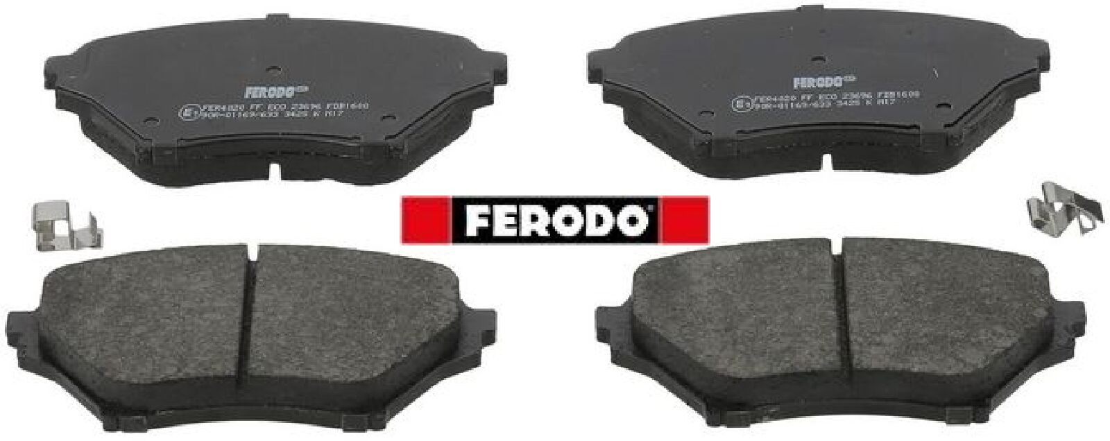 FERODO FDB1600 Bremsbelagsatz für Scheibenbremse Bremsbelagsatz für Mazda - Bild 2