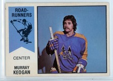1974-75 WHA O-Pee-Chee  MURRAY KEOGAN Card #44 AMAZING Condition!  Set Break!