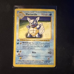 1st Edition Wartortle | eBay
