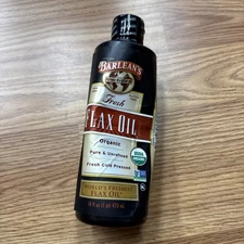 Barlean s Organic Fresh Flax Oil 16 oz 473 ml Gluten-Free, Kosher, Org, Raw READ