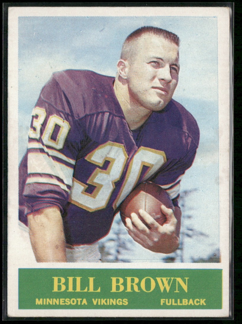Bill Brown 1964 Philadelphia #101 RC Minnesota Vikings