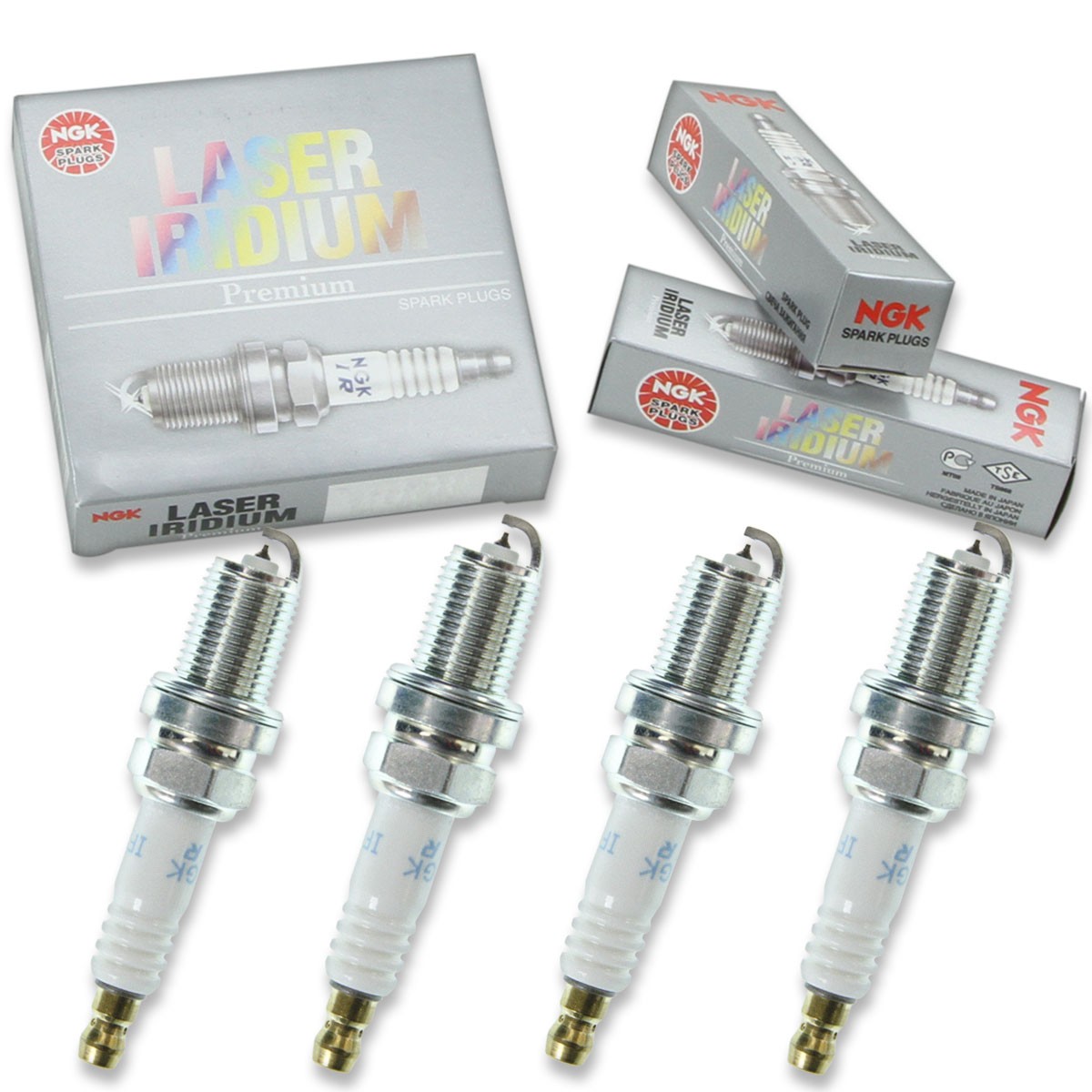 4 pcs NGK Laser Iridium Spark Plugs for 1998-2000 Volkswagen Passat 1.8L L4 ev