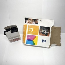 New HP Inkjet Printer Ink Cartridge 23 Tri Color Original Genuine Single Nob